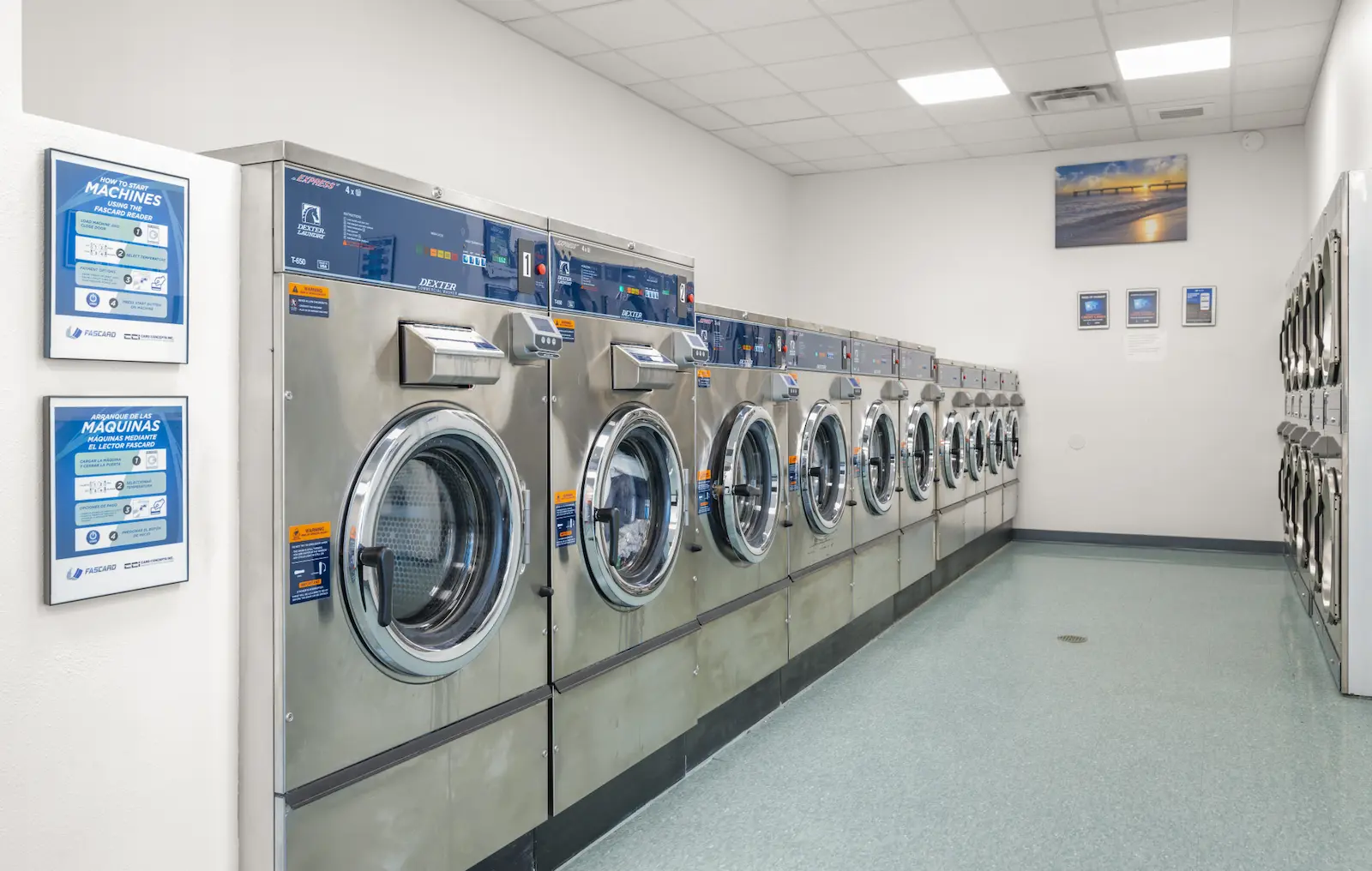 Guest laundry room